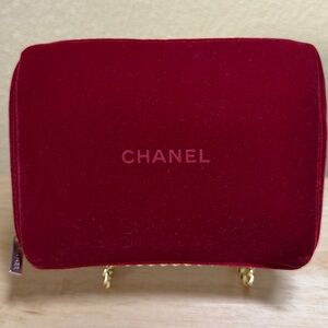 CHANEL Red Clutch